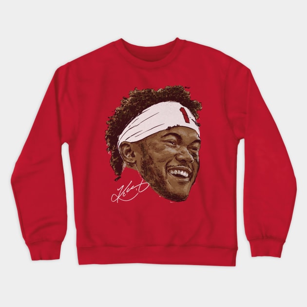 Kyler Murray Arizona Portrait Crewneck Sweatshirt by MASTER_SHAOLIN